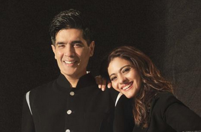 kajol And Manish.Photo:INN kajol And Manish.Photo:INN
