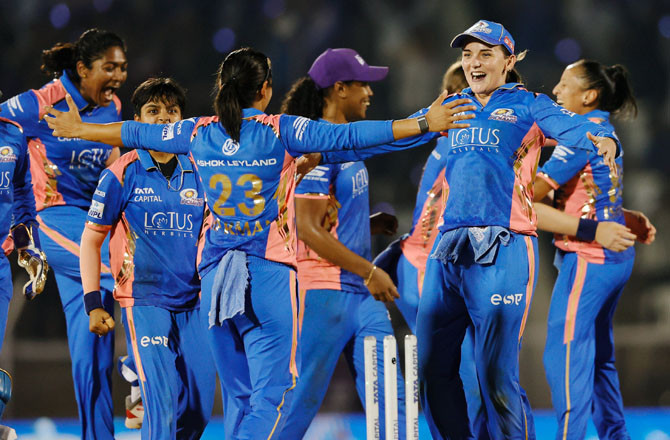 Mumbai Indians Women Team.Photo:INN