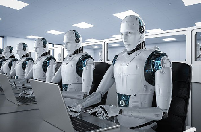 Four in ten business owners say they are in favor of reducing the number of employees through the use of artificial intelligence. Photo: INN
