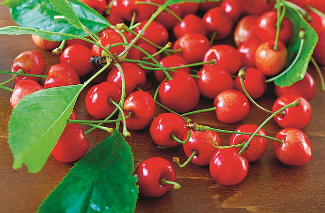 Consuming cherries is also beneficial for eyesight. Photo: INN