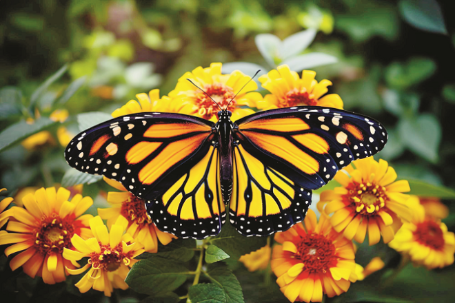 These colorful spots play an important role in the butterfly`s life, survival, and continuation of the species. Photo: INN