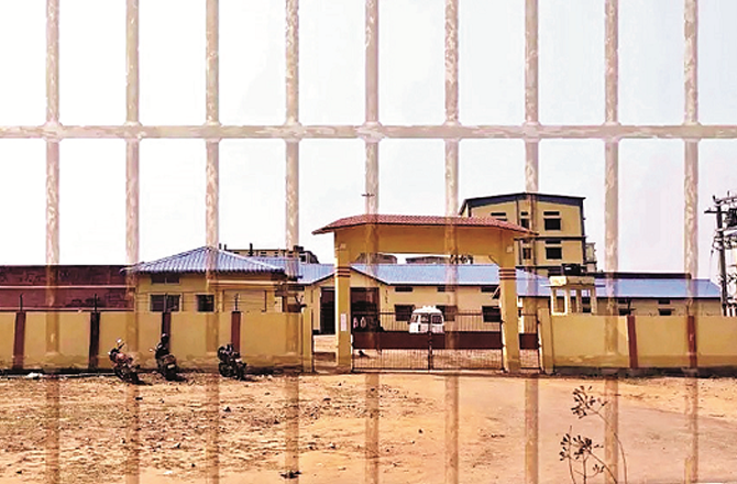 File photo of a detention center set up in Assam to house suspected foreigners. Photo: INN