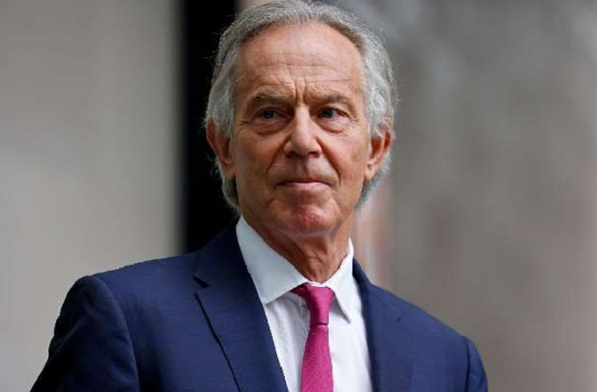 Former British Prime Minister Tony Blair. Photo: INN