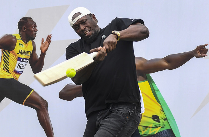 Usain Bolt.Photo:PTI