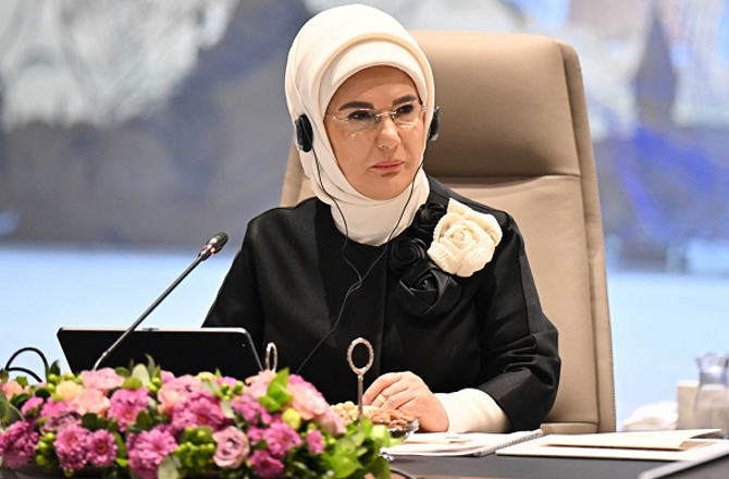 Turkish First Lady Amina Erdogan. Photo: INN