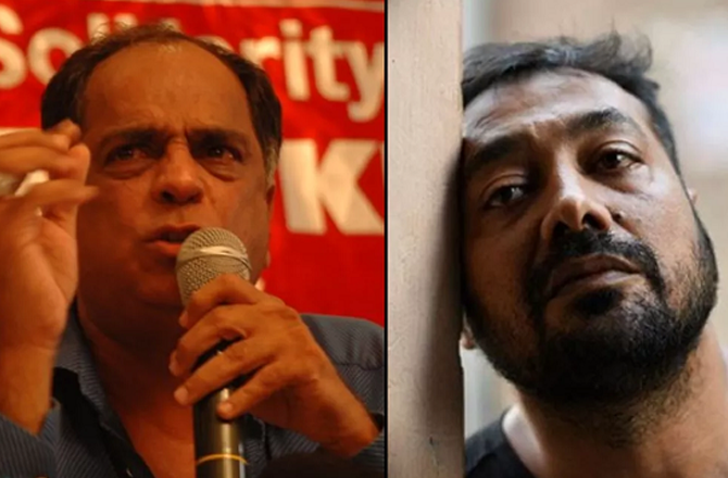 Pahlaj Nihalani (left), Anurag Kashyap (right). Photo: INN