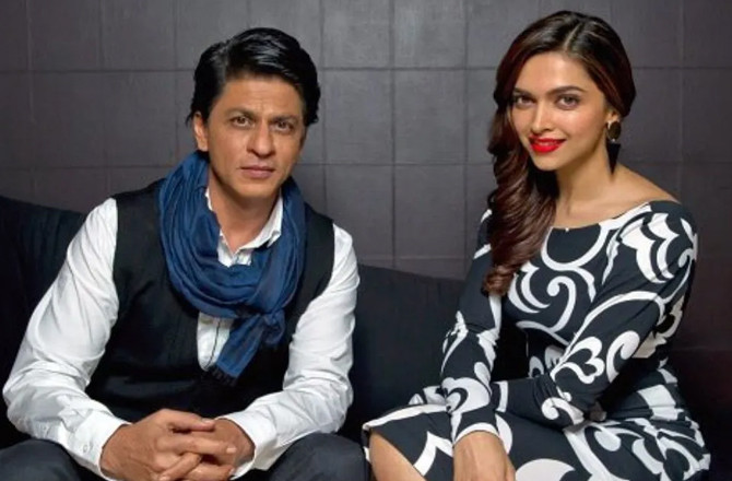 Shah Rukh Khan And Deepika.Photo:INN