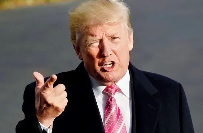 President of  America Donald Trump. Photo INN