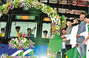   میٹروکی ۲؍لائنوں کا افتتاح، پوڈٹیکسی اورجڑواں سرنگ کا سنگ بنیاد بھی رکھا گیا 