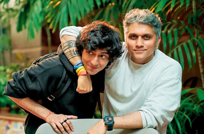 Mohit Suri and Ahaan Pandey. Photo: INN