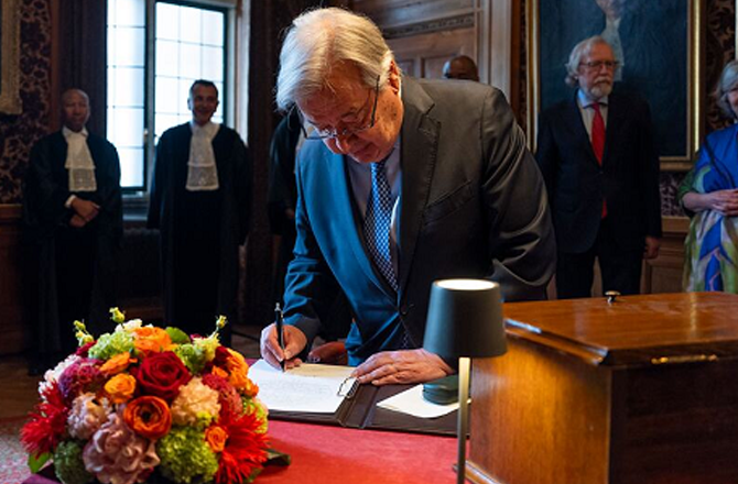 طاقت کے قانون پر قانون کی طاقت کا غلبہ ضروری: انتونیو غطریس 