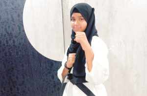 ممبرا کی طالبہ زنیرہ کھتری کی کک باکسنگ مقابلہ میں عمدہ کارکردگی