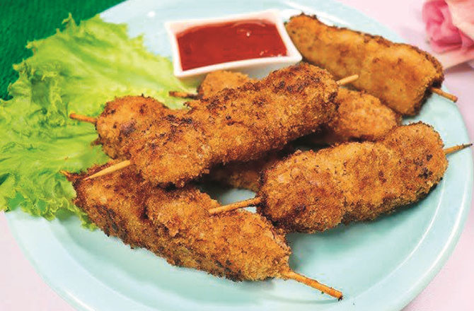 Creamy Chicken Sticks. Photo: INN