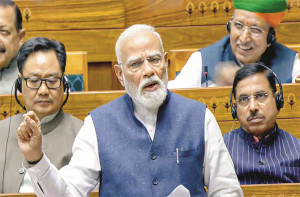 خواتین ریزرویشن بل پر اپوزیشن کا شدید اعتراض، ایوان میں گرما گرم بحث