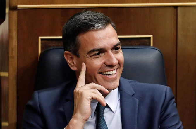 Spanish Prime Minister Pedro Sanchez . Photo: INN