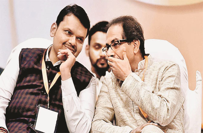 Uddhav Thackeray and Devendra Fadnavis: Is something going to happen? (File photo)