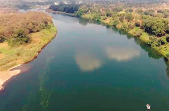 لاکھوں لوگوں کی پیاس بجھانے والی الہاس ندی کی ڈرون سے نگرانی