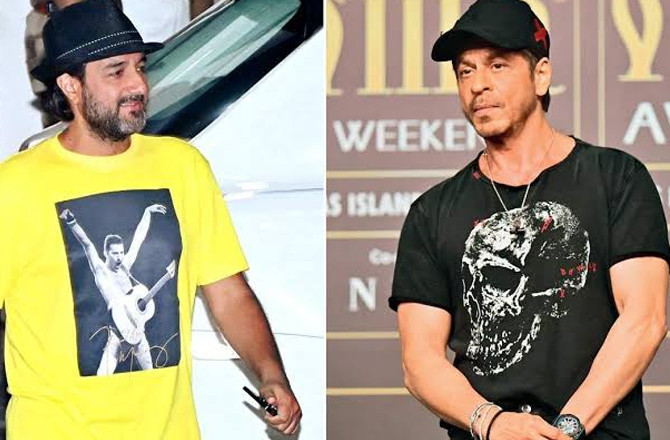 Sidharth And Shah Rukh Khan.Photo:INN