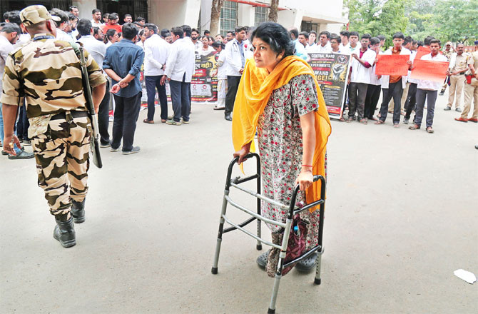 Patients were worried about the strike
