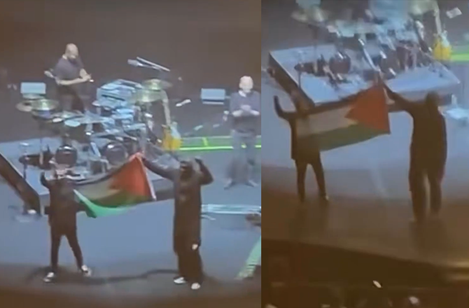 فلسطینی پرچم لہرانے پر برٹش بینڈ Massive Attack کے دو رُکن پر سنگاپور میں پابندی