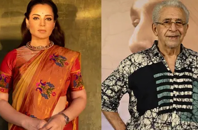 Kangana Ranaut And Naseeruddin Shah.Photo:INN