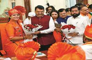 ریتو تاؤڑے نے ممبئی کی میئر اور سنجے گھاڈی نے ڈپٹی میئر کا عہدہ سنبھالا