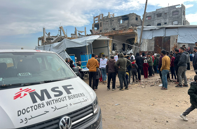 اسرائیل کا غزہ میں ڈاکٹرس ودآؤٹ بارڈرز کو ۲۸؍ فروری تک انخلا کا حکم