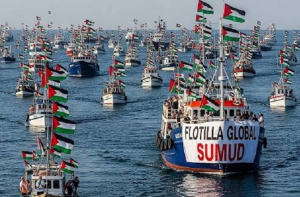 گلوبل صمود فلوٹیلا بحری بیڑا بارسلونا سے ۲۹؍ مارچ کو دوبارہ غزہ کیلئے روانہ ہوگا