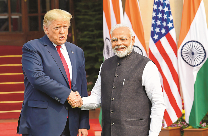The opposition says that the Modi government did what Trump wanted. Photo: INN