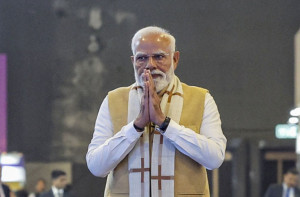 فرانسیسی صدر میکرون سے ملنے کا منتظر ہوں:مودی