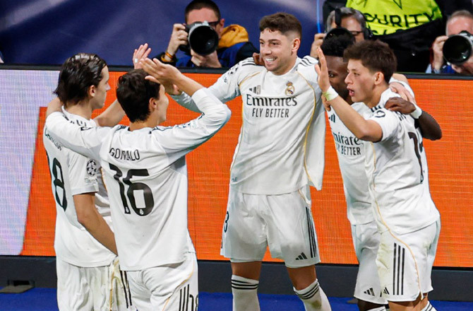 Real Madrid Players.Photo:INN