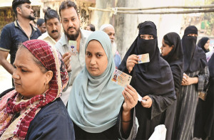 بی ایم سی الیکشن: اقلیتی علاقوں میں جوش و خروش کیساتھ پولنگ 