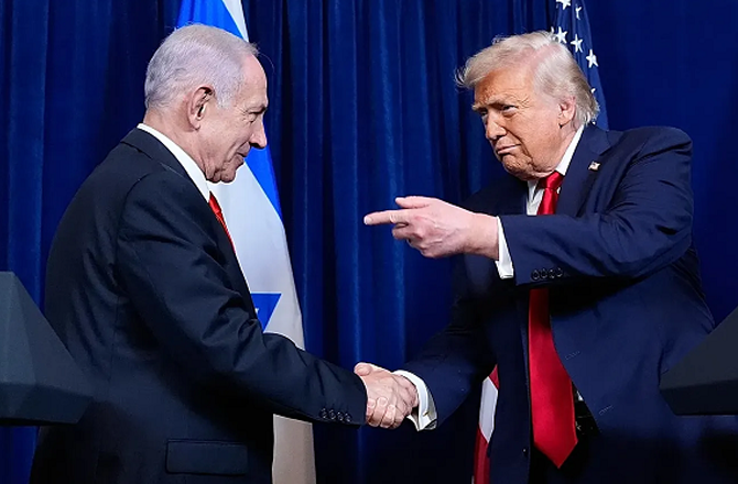 Donald Trump and Netanyahu. Photo: INN.