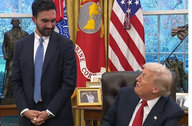 Trump and Mamdani. Photo: X