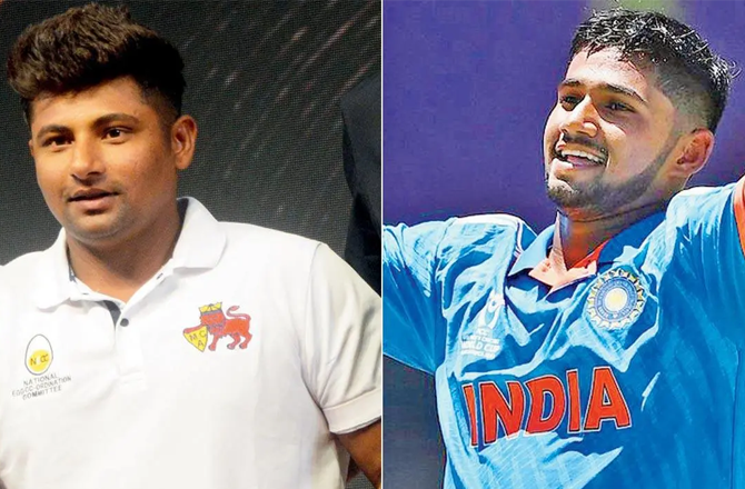 Sarfaraz Khan And Musheer Khan.Photo:INN