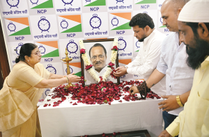 پارٹی سربراہ اجیت پوار کی ناگہانی موت سےاین سی پی کارکنان صدمہ سے نڈھال