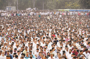 حامیوں کا ٹھاٹھیں مارتا سمندر، اجیت پوار کو الوداع 