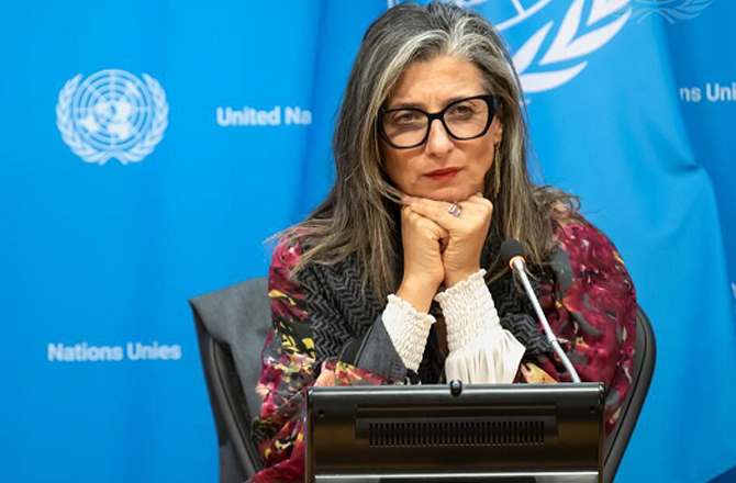 اقوام متحدہ کی خصوصی نمائندہ فرانسیسکا البانیزے کو اعزازی ڈاکٹریٹ کی ڈگری تفویض