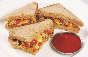 آج کا پکوان: کارن سینڈوچ