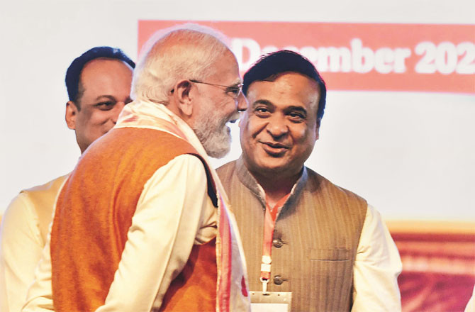 Questions are also being raised about Prime Minister Modi`s silence on the venomous remarks made by Hemant Biswa Sharma, who holds a constitutional post.