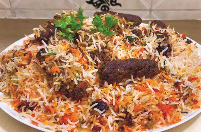 Kabab Biryani. Photo: INN