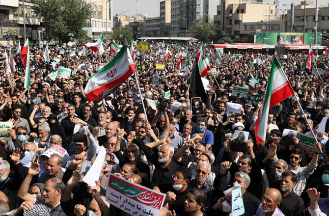 ایران مظاہرہ: ٹرمپ کی دوبارہ مداخلت کی دھمکی، یواین کا خونریزی نہ کرنے کا انتباہ