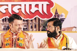 میئر کے عہدہ کیلئے رسہ کشی،  شندے نے آنکھیں دکھائیں