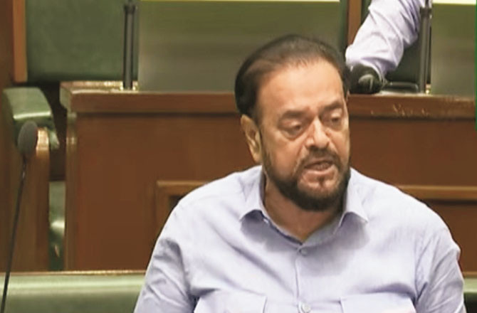 Samajwadi Party leader Abu Asim Azmi