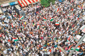 بھیونڈی میں نیٹ پیپر لیک کے خلاف زبردست ترنگا مارچ