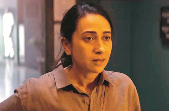 Karisma Kapoor can be seen in a scene from the web series `Brown`. Photo: INN
