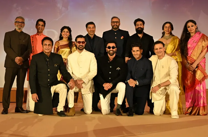 Star cast of `Ramayana`. Photo: INN