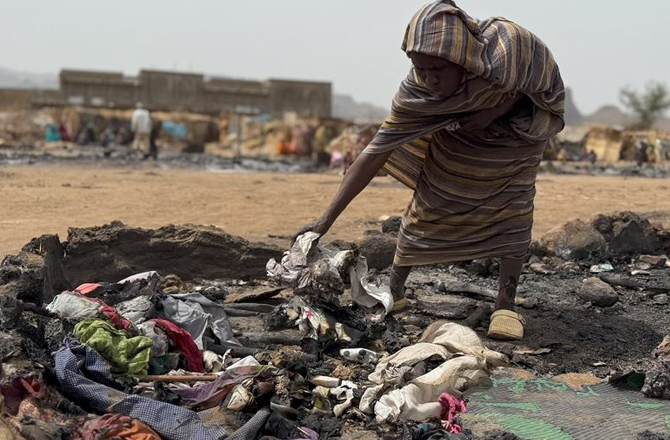 Sudanese people are suffering from the devastation caused by the war. Photo: INN.