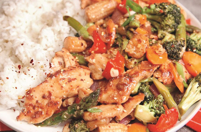 Vegetable Chicken Mix. Photo: INN