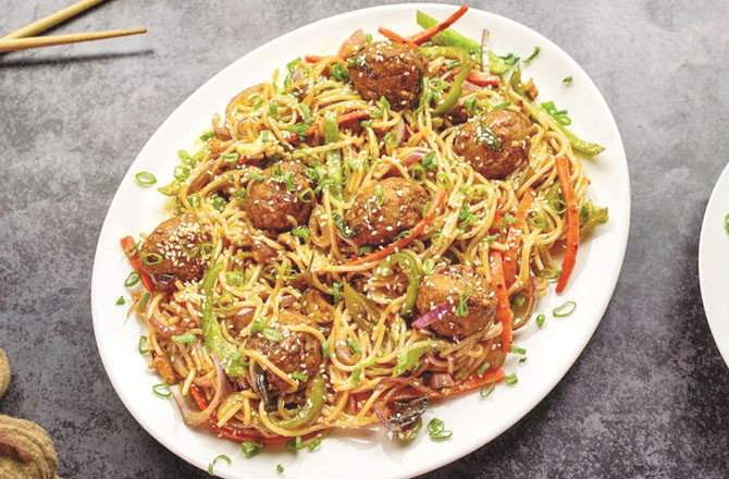 Vegetable Kofta Pasta. Photo: INN